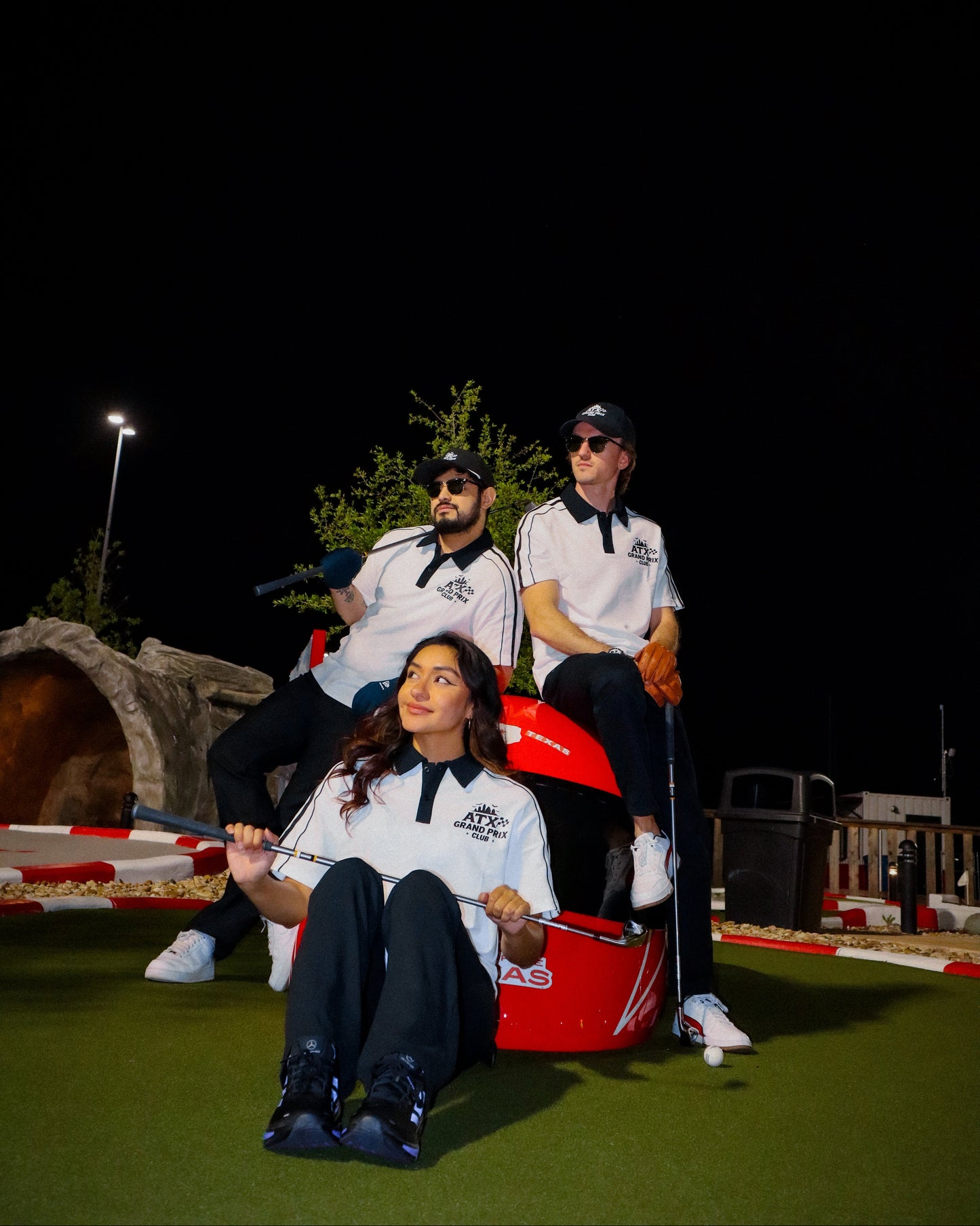 The Pitlane Polo in White