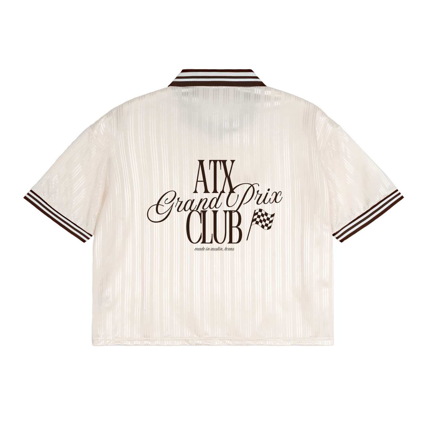 The Classic Boxy Polo in Ivory